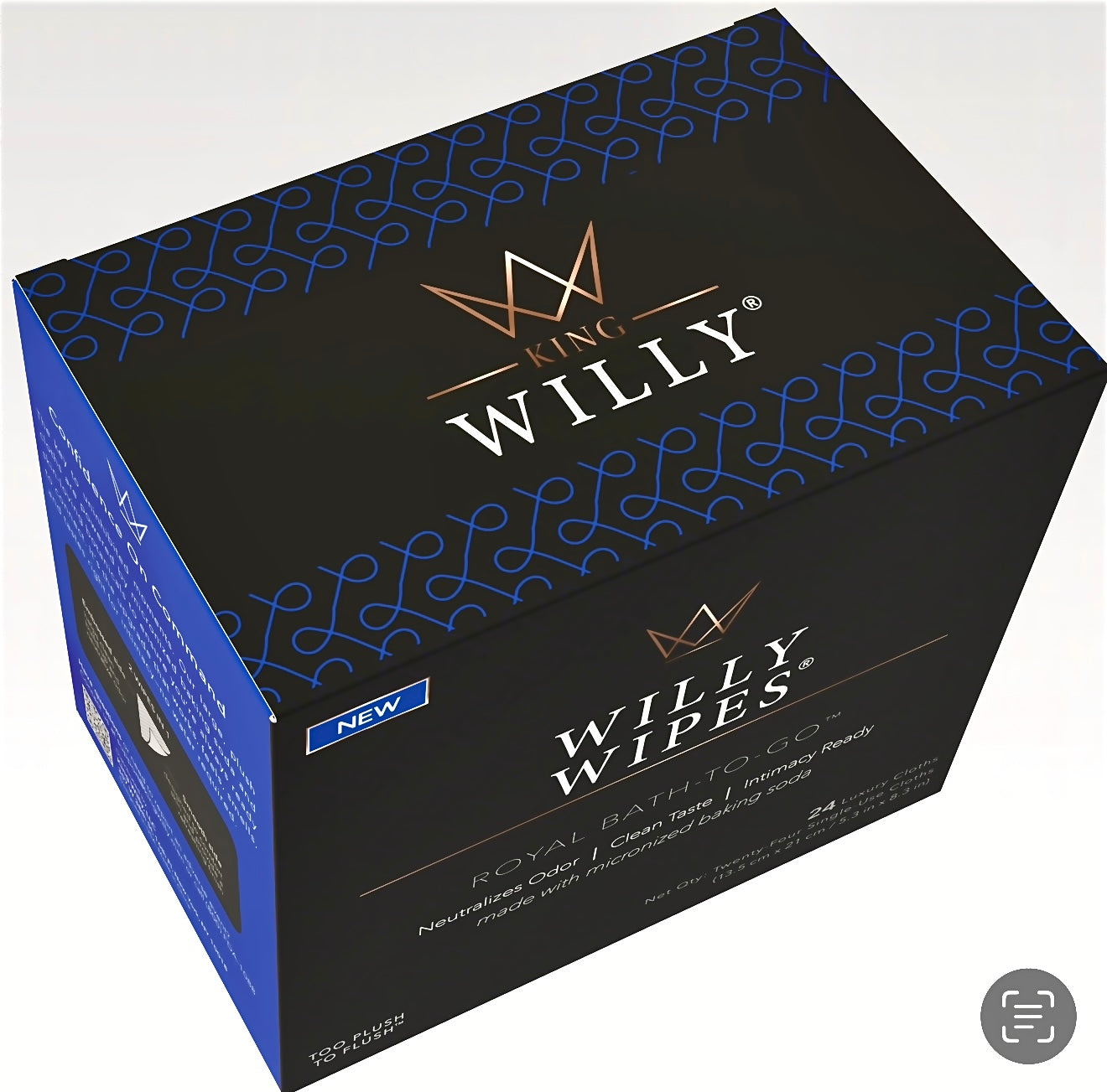 WILLY WIPES, The Imperial Box (24-Count)