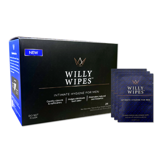 Willy Wipes® for Men – Box of 24