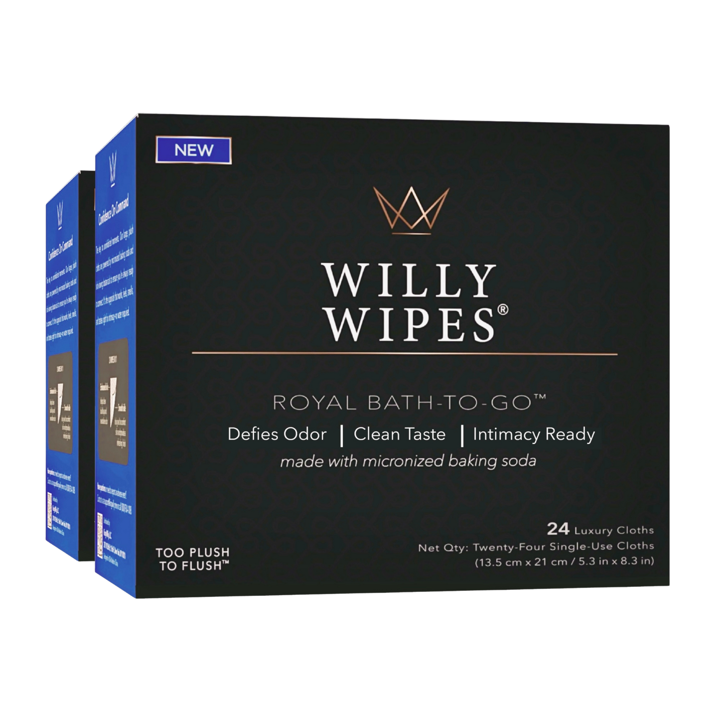 WILLY WIPES, The Envoy Duo 2-Pack (48 Count)