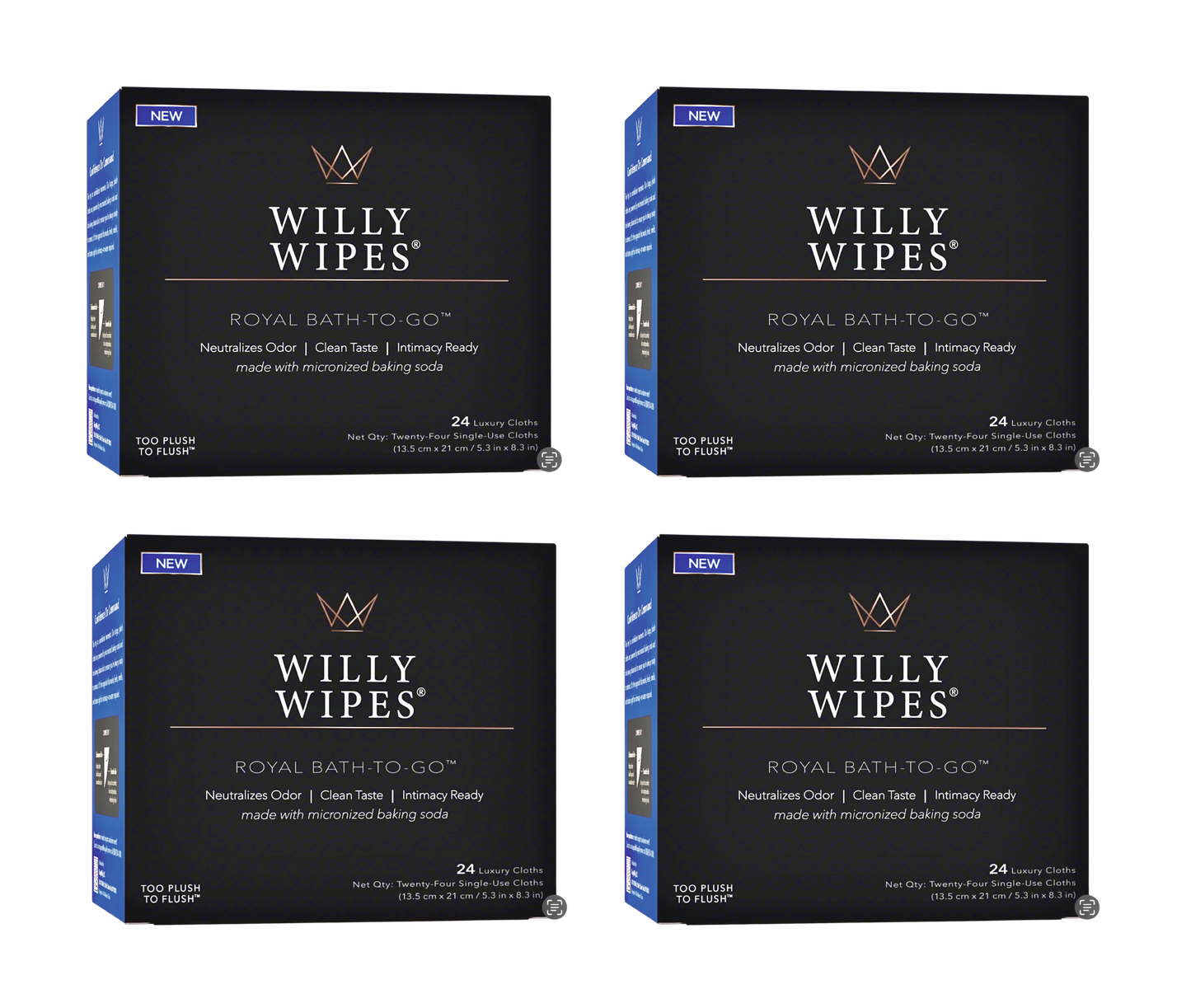 WILLY WIPES, The Sovereign Supply (4-Pack)
