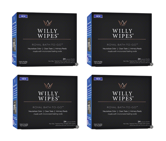 WILLY WIPES, The Sovereign Supply (4-Pack)