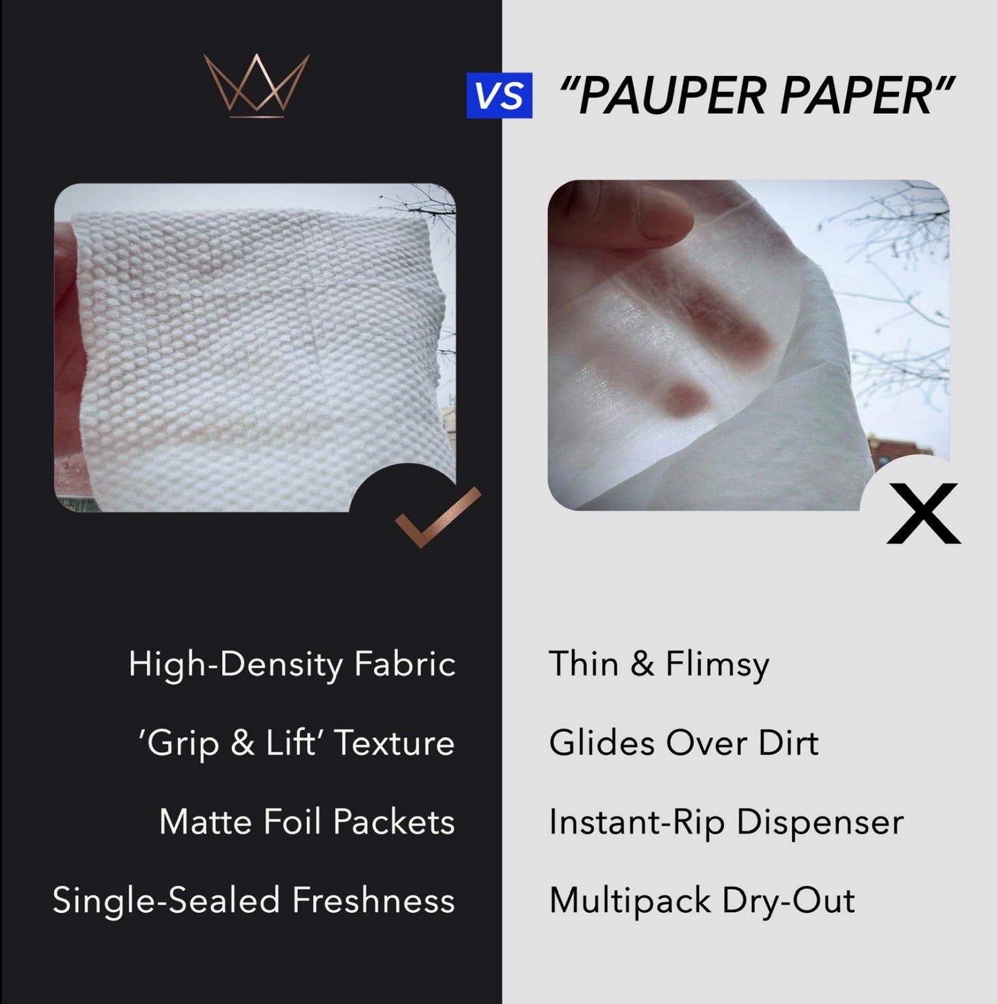 WILLY WIPES, The Imperial Box (24-Count)