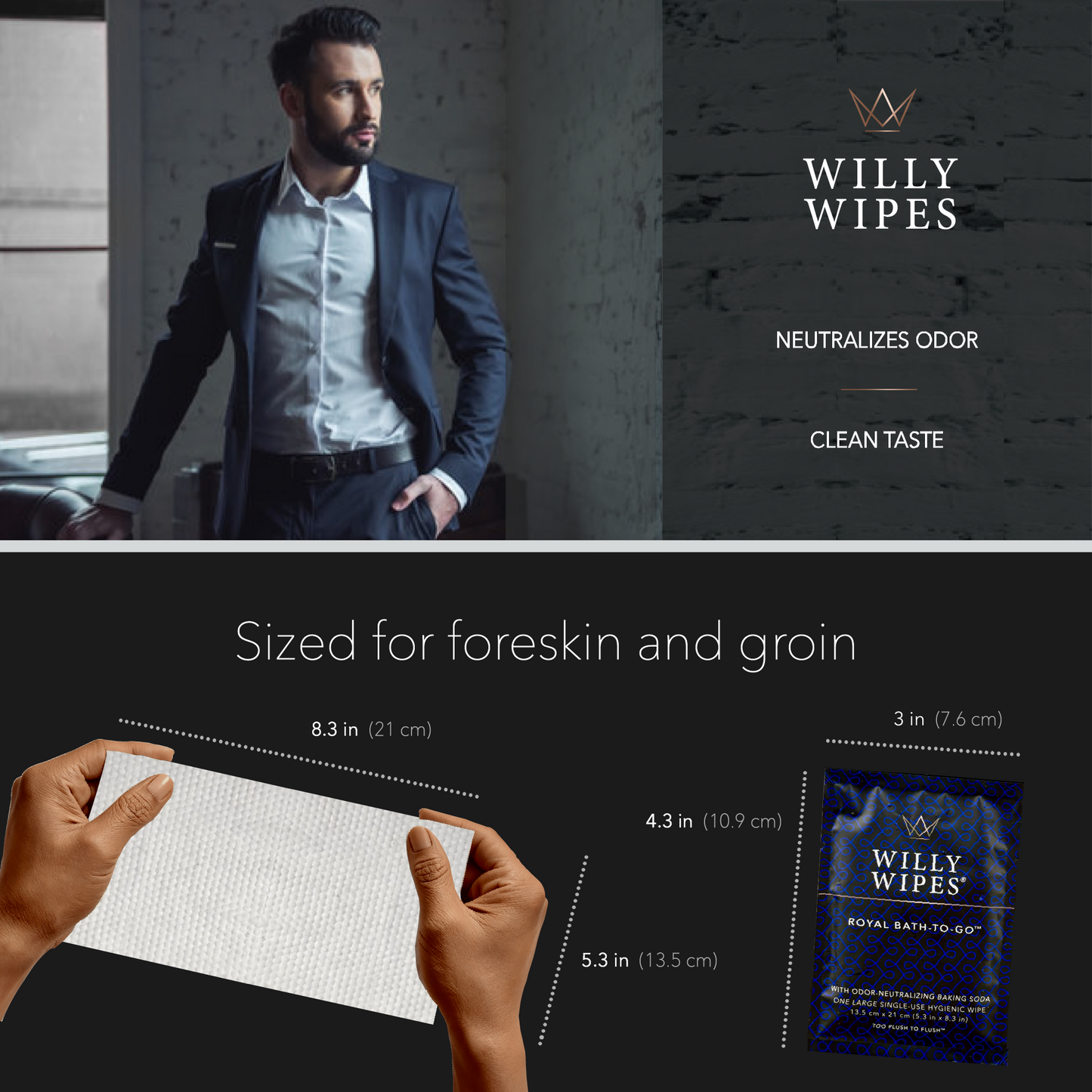 WILLY WIPES, The Imperial Box (24-Count)