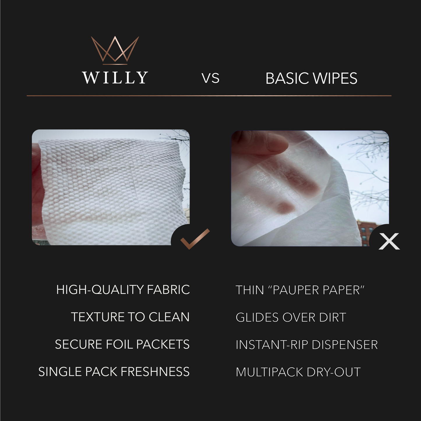 WILLY WIPES, The Envoy Duo 2-Pack (48 Count)
