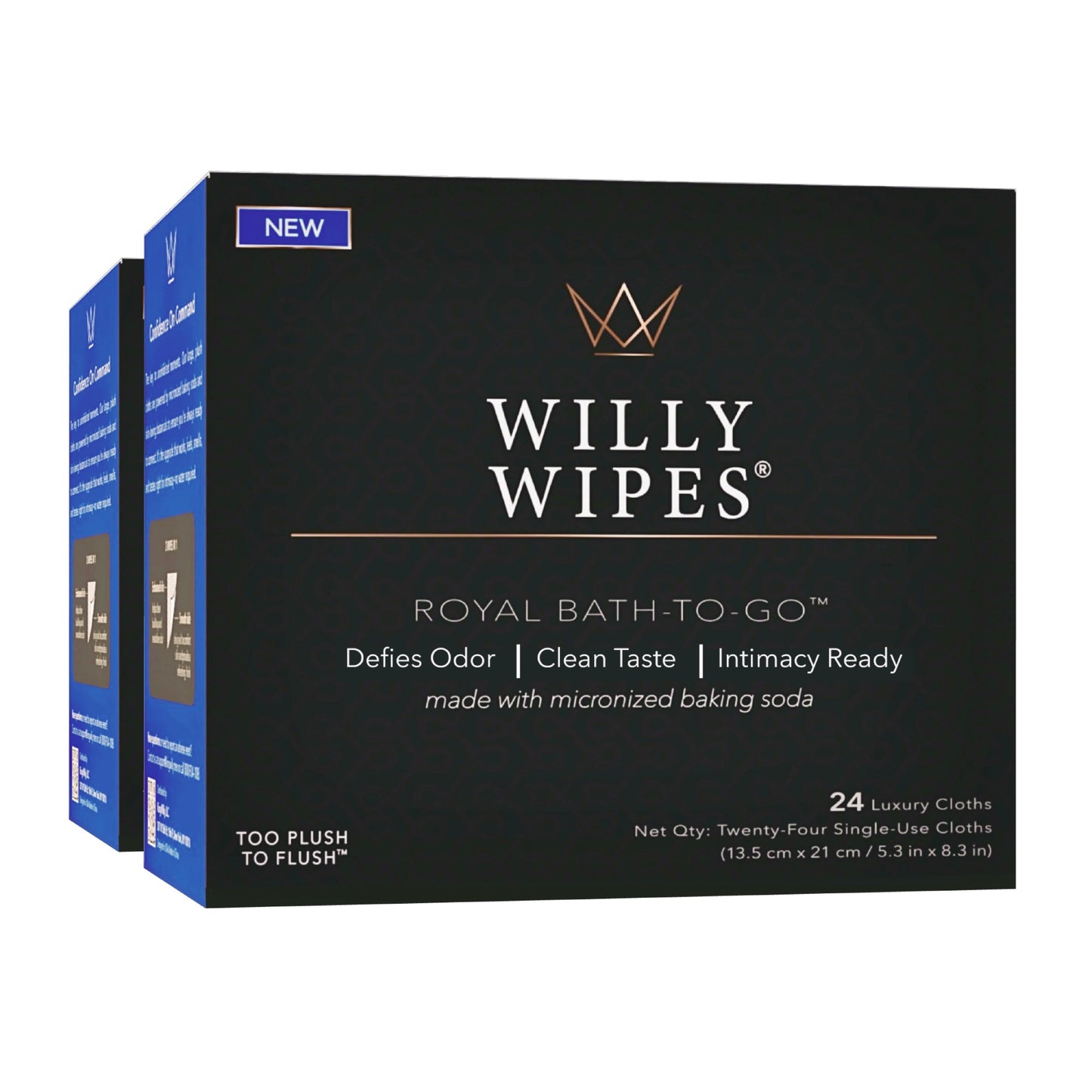 WILLY WIPES, The Envoy Duo 2-Pack (48 Count)